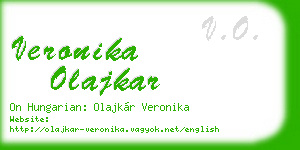 veronika olajkar business card